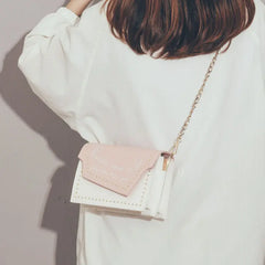 Small Fresh Messenger Bag Spring All-Match Texture Ins Women's Bag