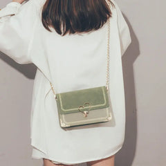 Retro Small Square Bag Chain Messenger Bag