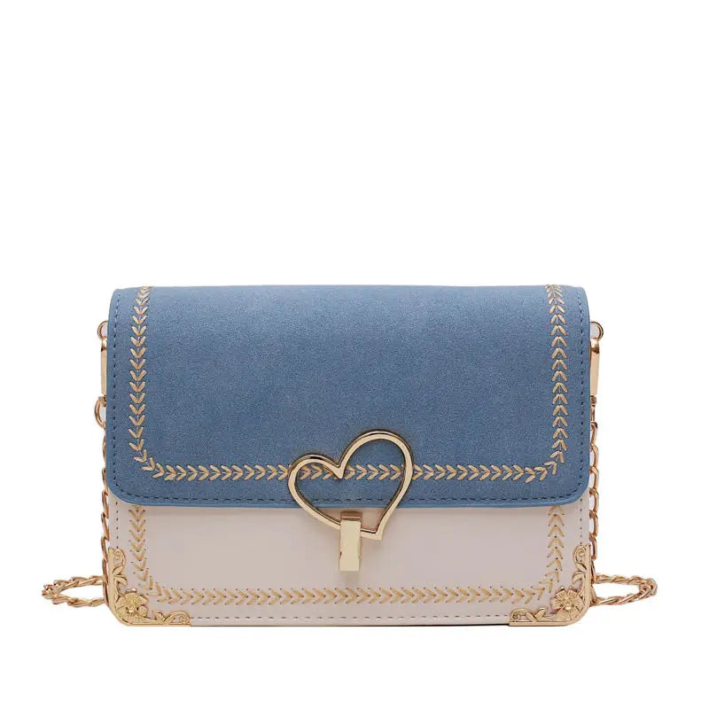 Retro Small Square Bag Chain Messenger Bag