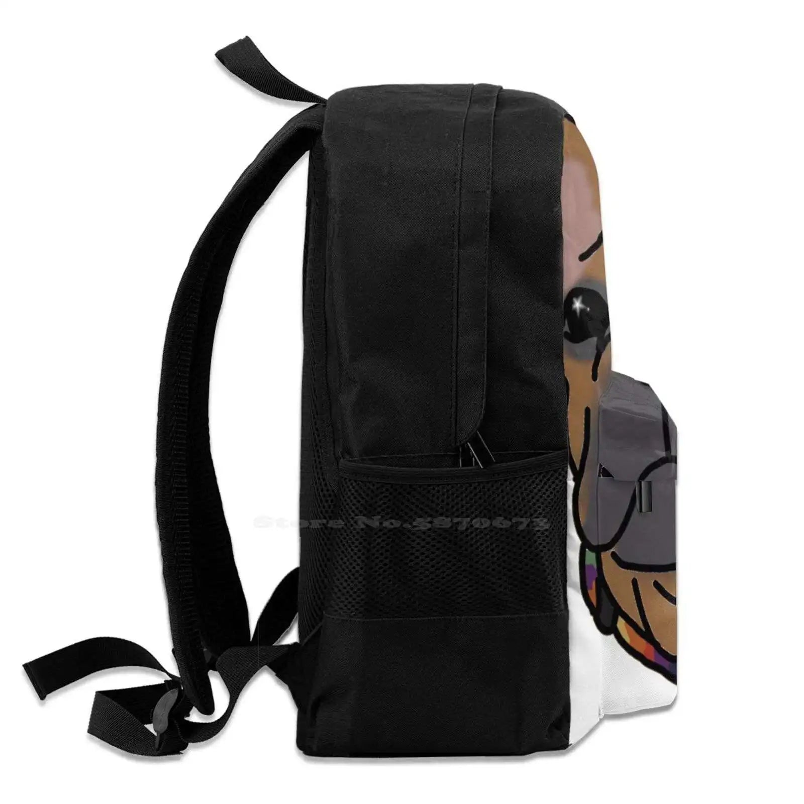 Bagel The Frenchie Backpack Bag for Travel
