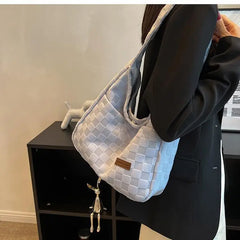 Women's Shoulder Bucket Bag Portable Underarm Bag