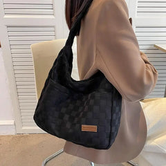 Women's Shoulder Bucket Bag Portable Underarm Bag