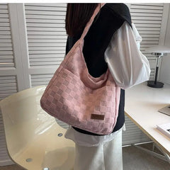 Women's Shoulder Bucket Bag Portable Underarm Bag
