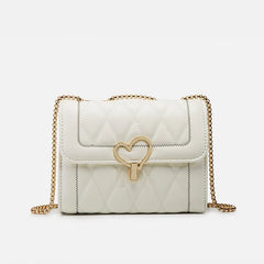PU Leather Single Shoulder Handbag Rhombus Chain Messenger Bag