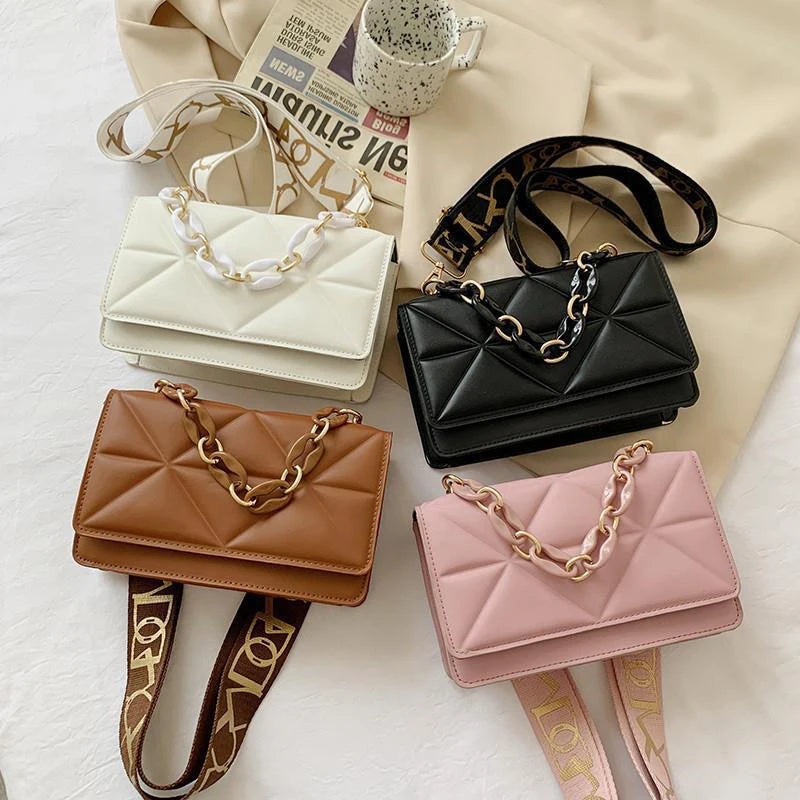 PU Leather Underarm Bag for Women - Casual Crossbody Single Shoulder Bag