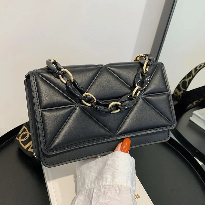 PU Leather Underarm Bag for Women - Casual Crossbody Single Shoulder Bag