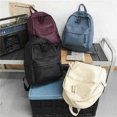 Women Backpack PU Leather Shoulder Bags Teenage Girl School Female Bag