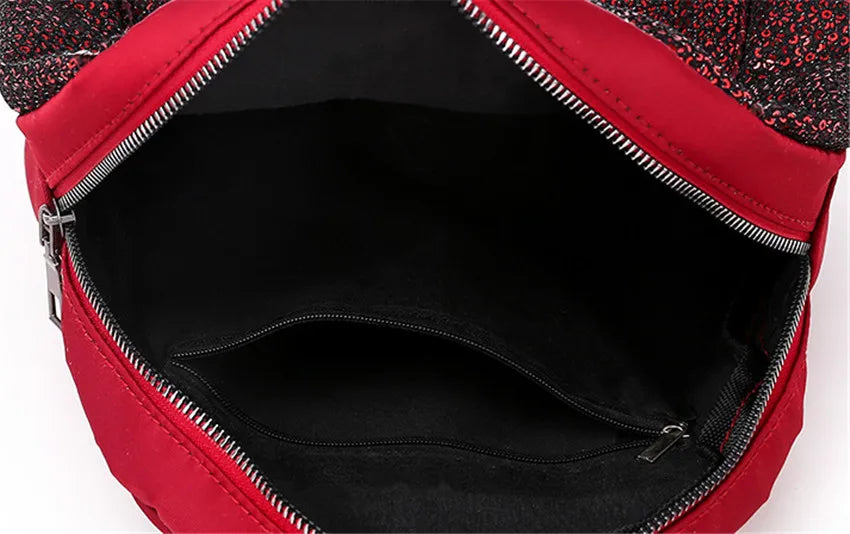 Nylon Backpack School Bags Student Girls