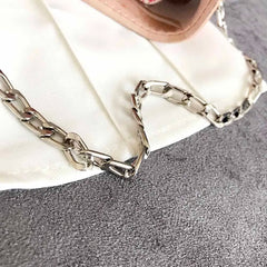 Women's Clear Transparent Chain Shoulder Bag Jelly Crossbody