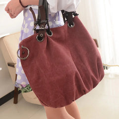 Corduroy Shoulder Tote Handbag - Stylish and Versatile for Everyday Use