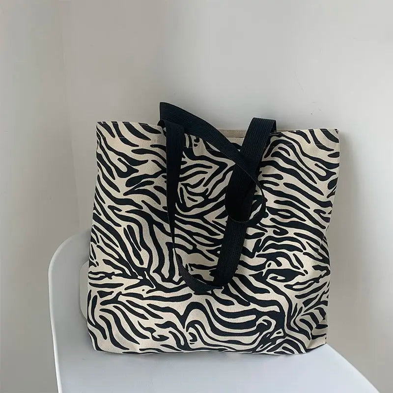 Canvas Shoulder Bag Large Capacity Tote Female Handbag