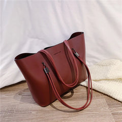 Women's PU Handbags Shoulder Top-handle Bag Casual Tote Classic Handbag