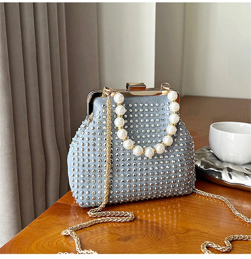 Corduroy Shoulder Bag Tote Handbag with Multiple Pockets