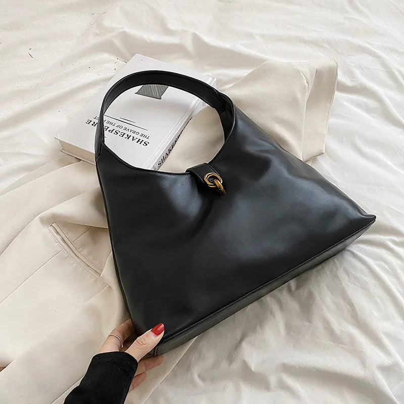 Women's Retro PU Leather Shoulder Bag