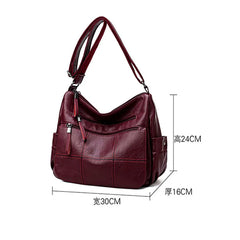 Women's Sheepskin Shoulder Messenger Bag