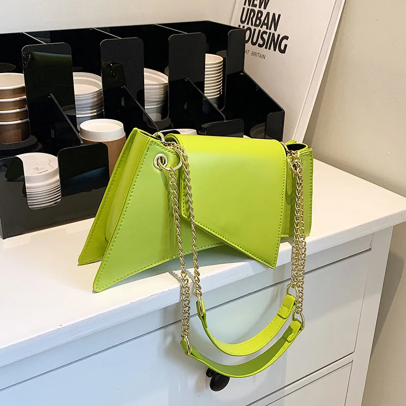 Women's Spring Summer Irregularity Handbags Chain Shoulder Bag