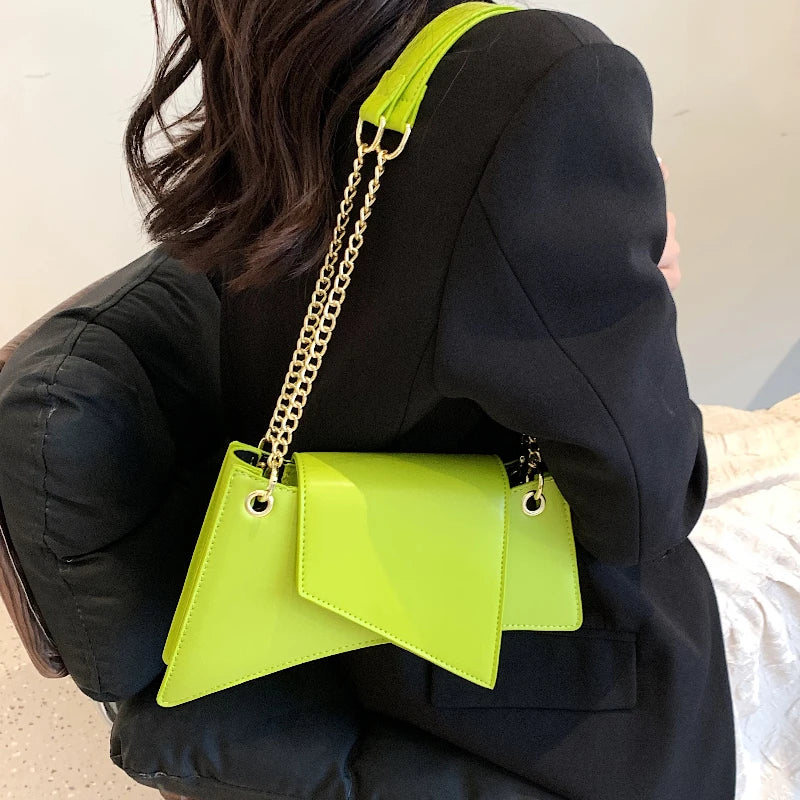 Women's Spring Summer Irregularity Handbags Chain Shoulder Bag