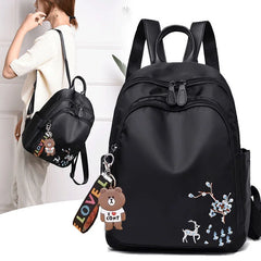 Women's Oxford Cloth Backpack Bag Mochila Bolsa