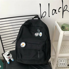 Canvas Backpack for Women Mochila Bolsa