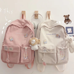 Women's High Backpack Large Mochila Bolsa