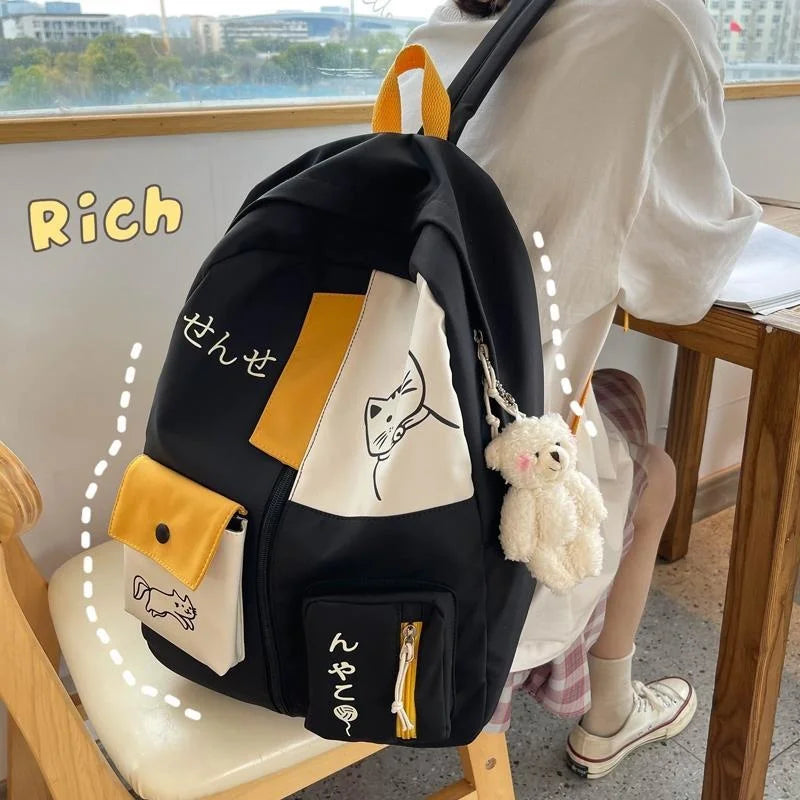 Women's Backpack High Mochila Bolsa