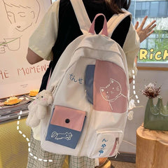 Women's Backpack High Mochila Bolsa