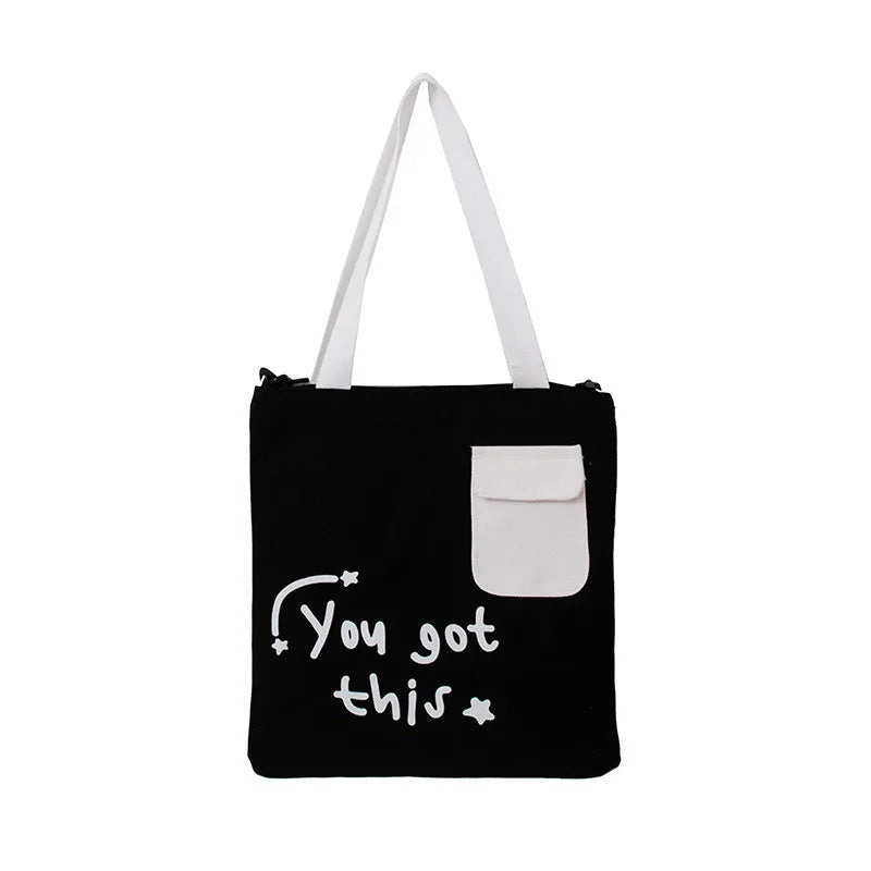 Corduroy Shoulder Bag Reusable Tote Purse Handbag