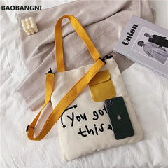 Corduroy Shoulder Bag Reusable Tote Purse Handbag