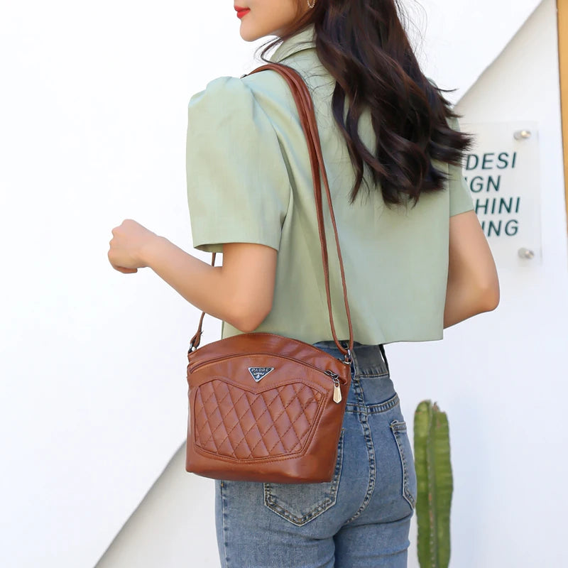 Women Shoulder Bags Vintage Messenger Bags Pu Leather Crossbody Bags Tote Bag