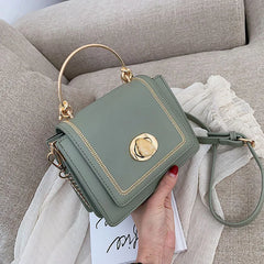 Women's PU Leather Handbags Crossbody Bag Shoulder Bag Solid Bolsos De Noche