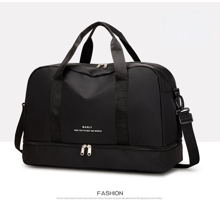 Nylon Crossbody Bag for Women, Casual Ladies Shoulder Bag