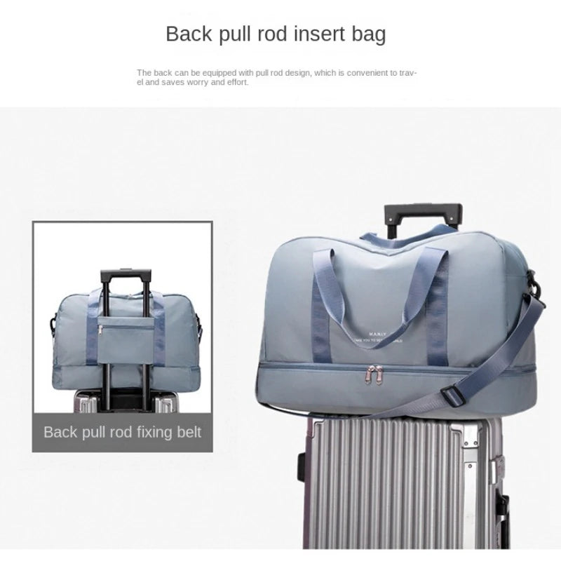 Nylon Crossbody Bag for Women, Casual Ladies Shoulder Bag