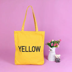 Canvas Shoulder Bag Handbag Shopper Bookbag Large Capacity Tote Bag
