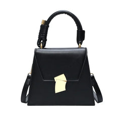 Women PU Leather Shoulder Bag Solid Lady Messenger Tote Bag Large Capacity