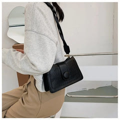 Women's PU Leather Shoulder Bag Retro Style Handbag
