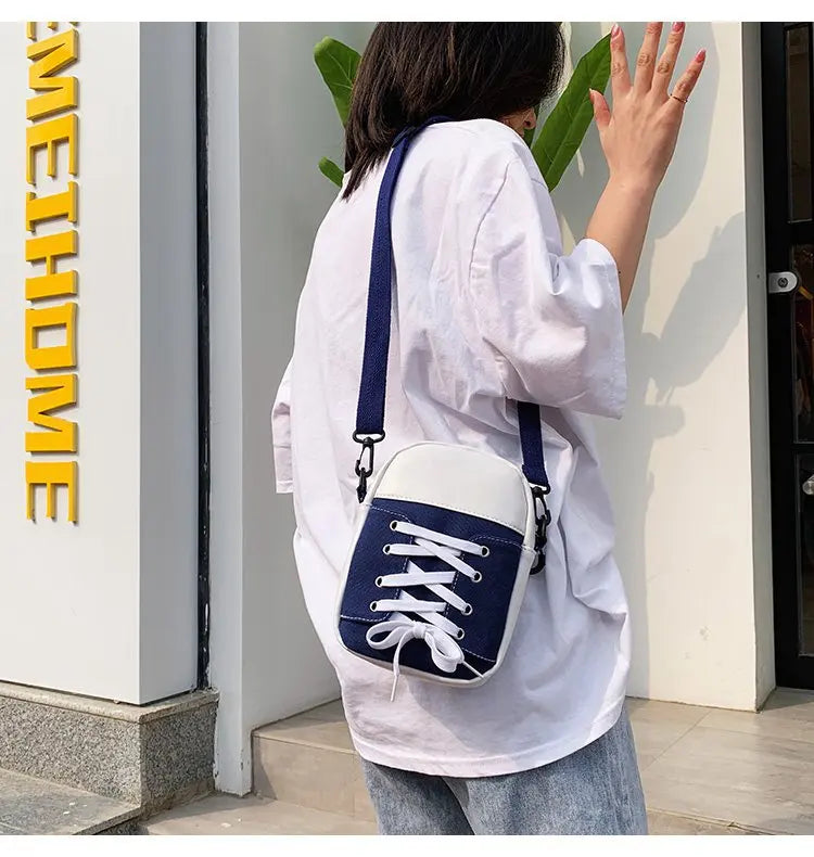 Women's PU Leather Handbag Shoulder Bag Cartoon Messenger Phone Bag