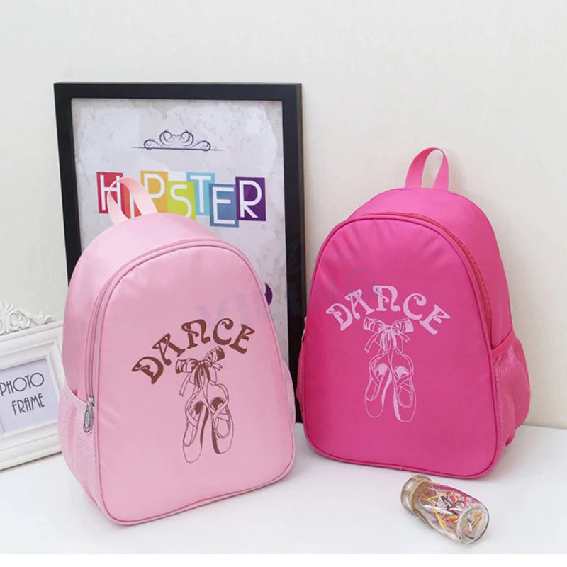 Red Ballet Dance Bag Water-Proof Fabric Dancer's Handbag for Girls Women