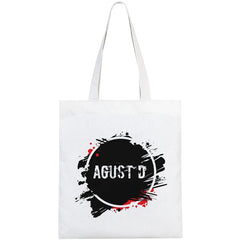 Bangtan Boys Shopping Bag Cotton Jute Saco Reciclaje Cabas