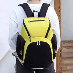Large Capacity Basketball Backpack Gym Bag with Separate Ball Holder