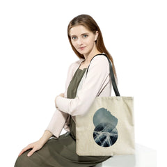 Geometric Image Eco-Friendly Tote Bag - High Capacity Portable Shopper Bag