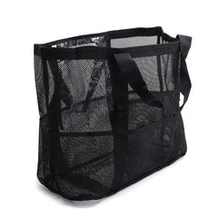 Beach Mesh Bag Waterproof Sandproof Large Capacity Foldable Tote Bag