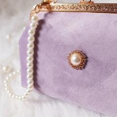 Vintage Women's Handbags Bead Diamond Crossbody Bag