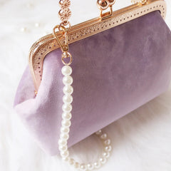 Vintage Women's Handbags Bead Diamond Crossbody Bag