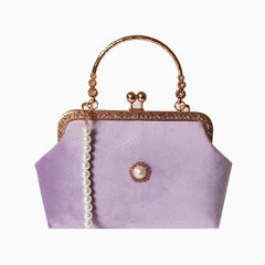 Vintage Women's Handbags Bead Diamond Crossbody Bag