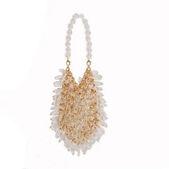 Beaded Handbag Sweet Bride's Handbag Dinner Bag Banquet Bag
