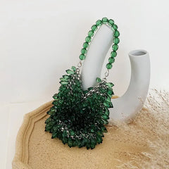 Beaded Handbag Sweet Bride's Handbag Dinner Bag Banquet Bag