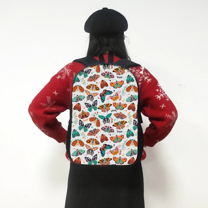 Butterfly Backpack Women Casual Rucksack Travel Bags School Bags for Teenager