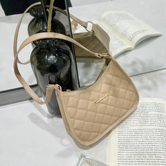 Minimalist Women Handbag Zipper Closure Casual Shoulder Bag