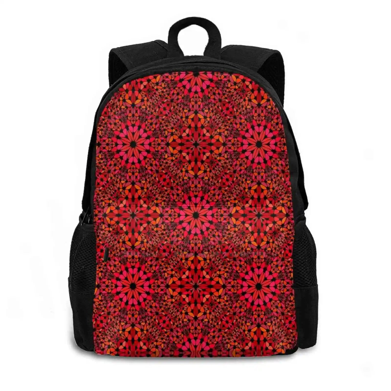 Seamless Patterns Backpacks For Men Women Teenagers Girls Bags