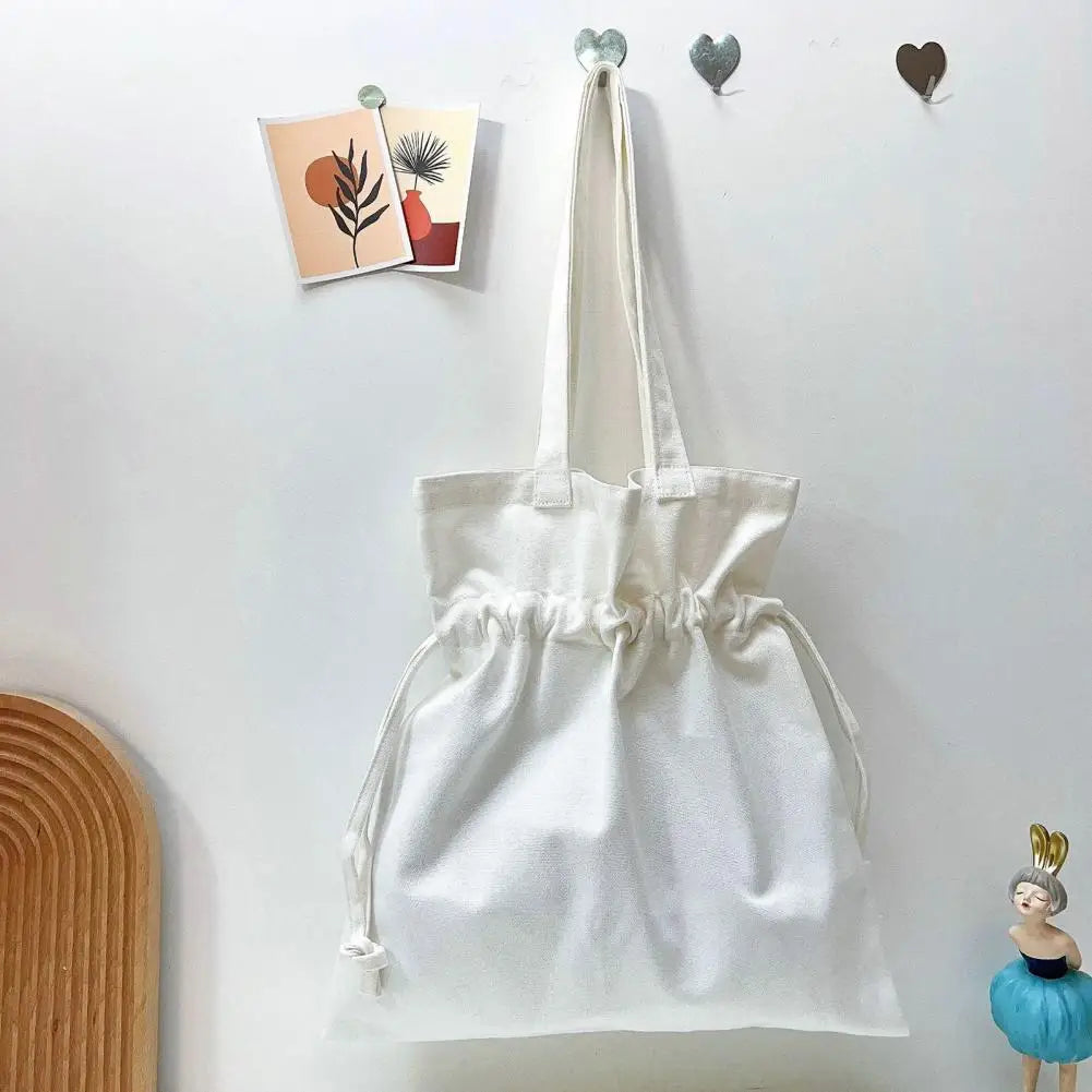 Thick Women Shoulder Bag Pure Ladies Students Shopping Handbag